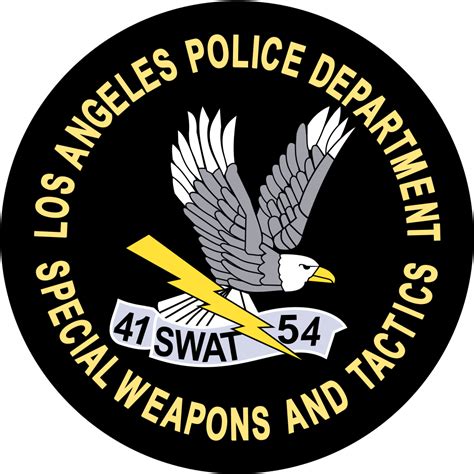 Seal Of Los Angeles Police Department Special Weapons Lapd Swat Logo