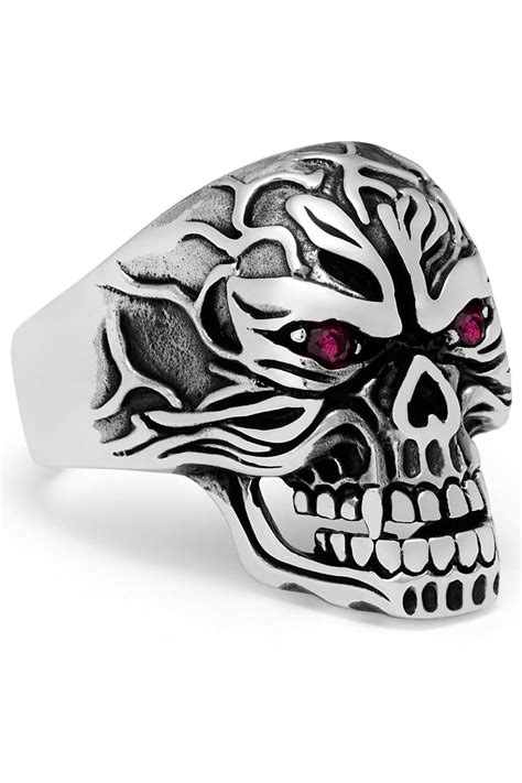 である Skull Design Ring Silver 925 スカル