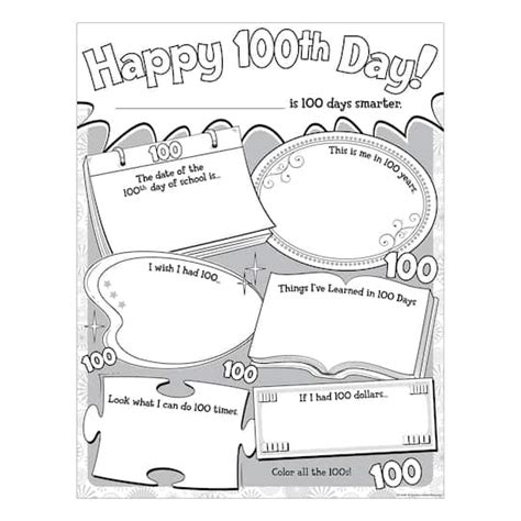 Teacher Created Resources Happy 100th Day Poster Pack Michaels