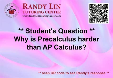 Students Question Why Is Precalculus Harder Than Ap Calculus