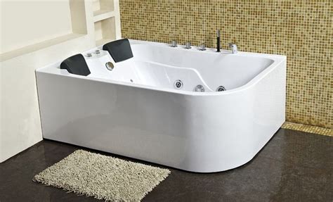 2 Person Indoor Massage Bathtub Jacuzzi Function 2 Sided Skirt Corner Hot Tub Bathtub Ysl 844dx