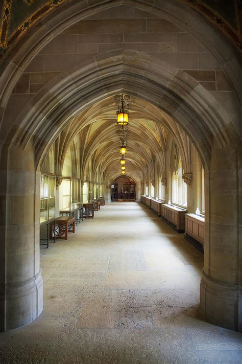 Yale university new haven, connecticut (map). Cloister Hallway Inside Sterling Memorial Library - Yale ...