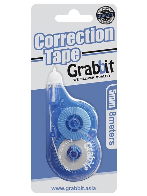 Mdk Correction Tape 5mmx8m 1pc Light Blue Grabbit Asia