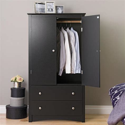 Wardrobe Black Armoires At