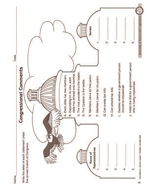 Worksheet: legislative branch of government has more worksheets too