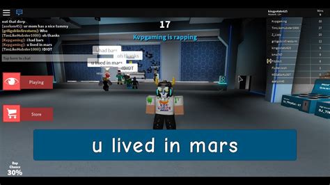 Playing Rap Battle In Roblox Using The Copy And Paste Method To Win