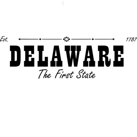 Delaware The First State Est 1787 Delaware T Shirt