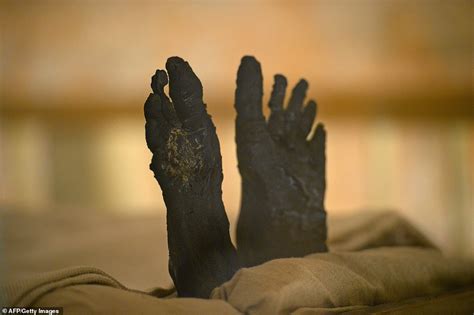 News Pictures — Incredible Photos Reveal The Mummified Face And Feet Of