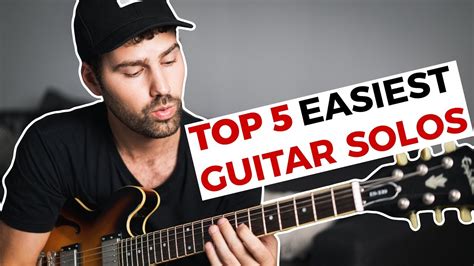 Top 5 Best Easy Guitar Solos Youtube