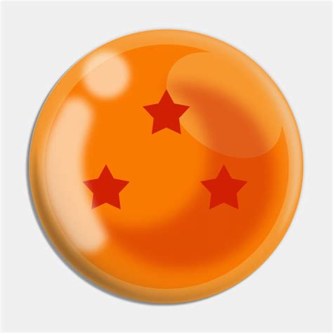 Dragon ball 3 in 1 spine. 3-Star Ball - Dragonball Z - Pin | TeePublic