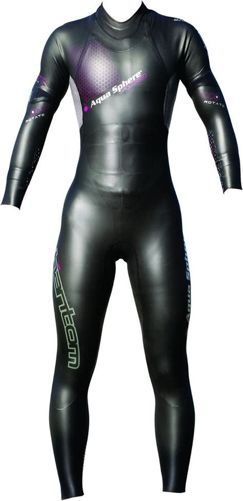 Aqua Sphere Womensladies Phantom Elite Powered Wetsuit Xs Black