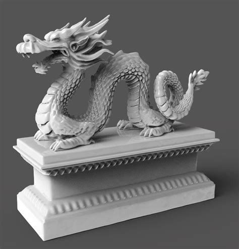 Chinese Dragon 3d Model 3d Printable Cgtrader