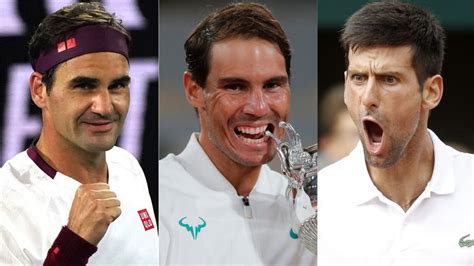 French Open Rafael Nadal Novak Djokovic And Roger Federer All In Same