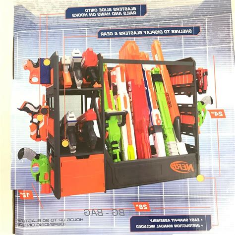 I looked into using peg board or wood to make a rack but decided to go with pvc instead. Nerf Blaster Rack Toy Storage For N-Strike Gun