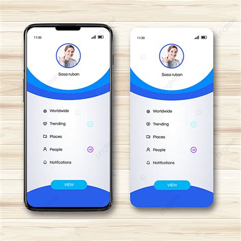 Simple Mobile App Interface Design Template Download On Pngtree