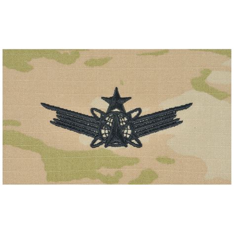 Army Embroidered Badge On Ocp Sew On Space Senior