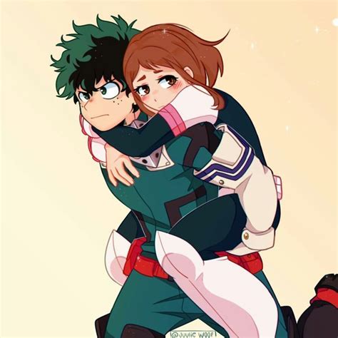 Midoriya Izuku X Uraraka Ochako Boku No Hero Academia