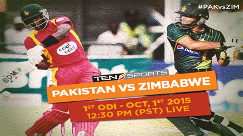 Pakistan Vs Zimbabwe Watch 1st Odi Match On 1st Oct 2015
