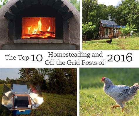 Top Homesteading And Off The Grid Posts Of 2016 Homestead Honey