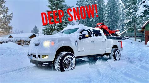 Snowmobiling In Deep Snow Youtube