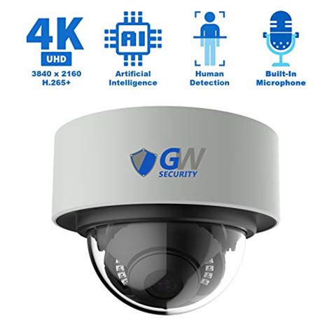 Gw Security 4k Starlight Color Night Vision Ai Security Camera System