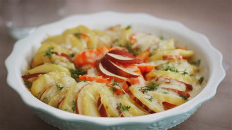 Kartoffel - Möhren -Apfel- Auflauf