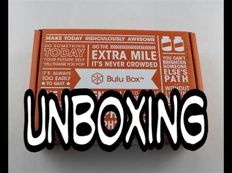 Bulu Box Unboxing July YouTube