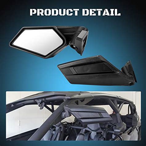 X Side Mirrors A Utv Pro Rear View Mirrors For Can Am Maverick X