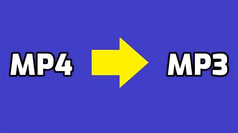 how to convert mp4 to mp3 youtube