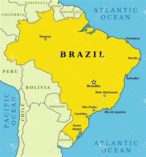 Mapa Do Brasil Cidades