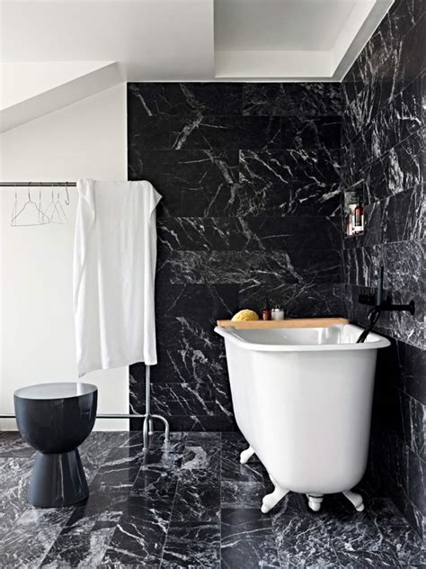 Look We Love Black Marble In The Bathroom Apartment Therapy