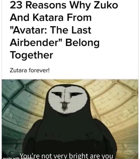 23 Reasons Why Zuko And Katara From Avatar The Last Airoender Belong