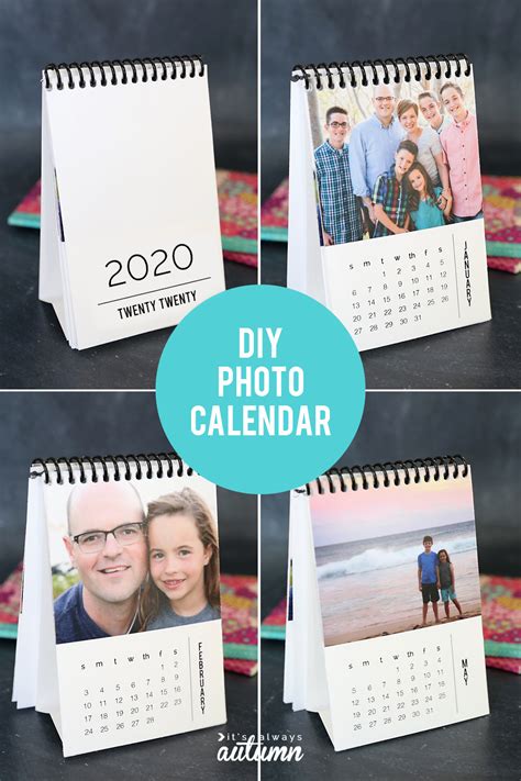 Diy Photo Calendar Magnets Free 2020 Templates Its Always Autumn