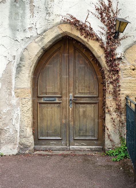Old Wooden Door From Medieval Era ~ Architecture Photos ~ Creative Market