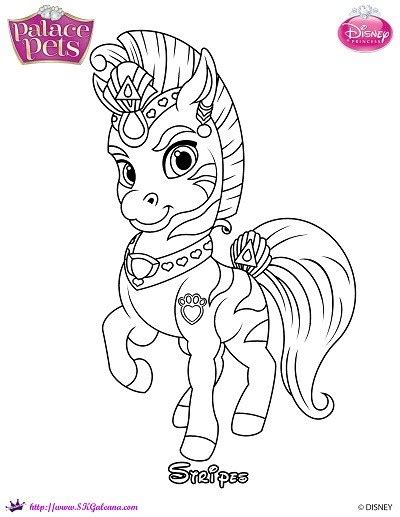 Here is palace pets coloring pages idea for you. Stripes-the-zebra-Princess-Palace-Pets-coloring-Page-by ...