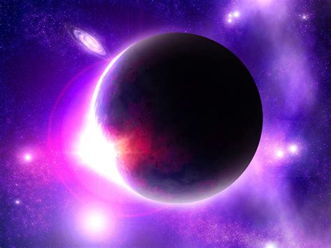 Purple Moon Eclipse By Vissroid On Deviantart