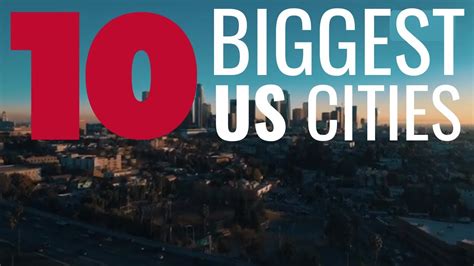 Top 10 Biggest Cities In The United States Youtube