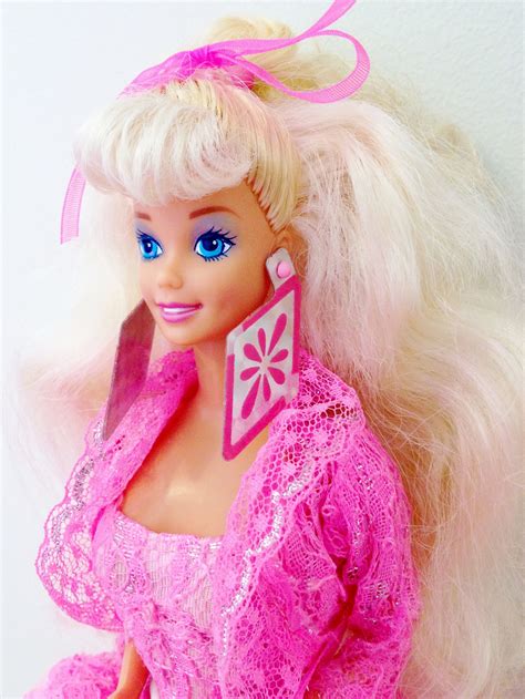 1990 Lights And Lace Barbie Doll 9725 Barbie Dolls Barbie Printables Barbie Diy