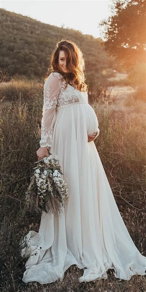 24 maternity wedding dresses for moms to be wedding dress