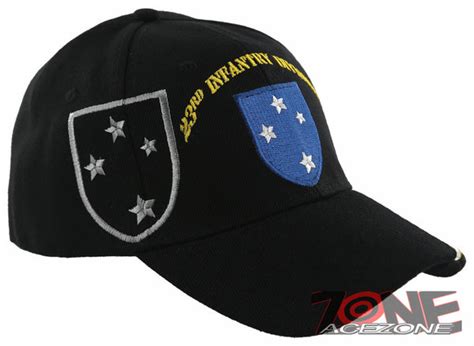 New Us Army 23rd Infantry Division Americal Ball Cap Hat Black