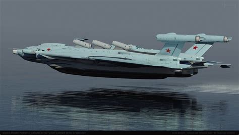 Seen This The Soviet Ekranoplan Aircraft Carrier Concept Ships