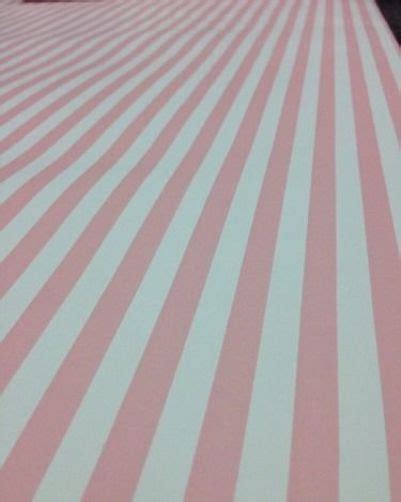 Cute Baby Pink White Narrow Candy Stripe Smooth Wallpaper