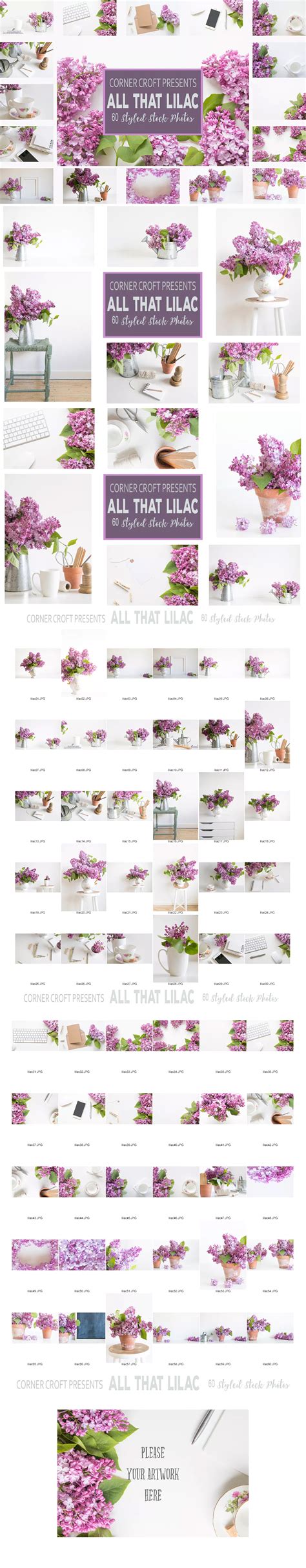 Lilac Styled Stock Photo Bundle by cornercroft on Envato Elements | Styled stock photos, Styled ...