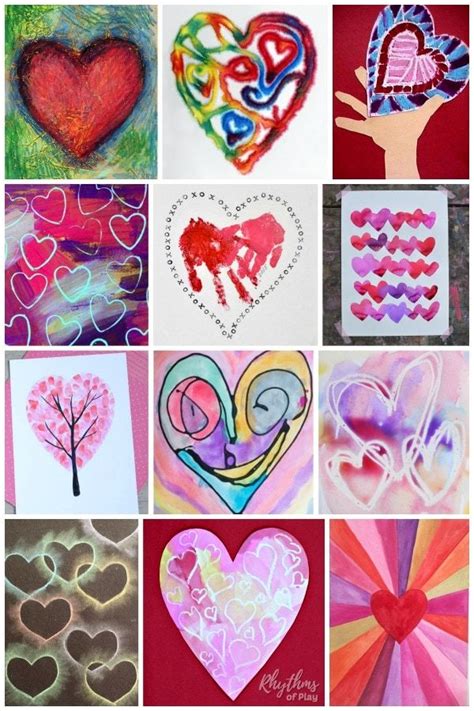 Best Heart Art Projects And Painting Ideas Rhythms Of Play