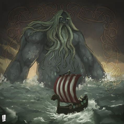 Ægir God Of The Oceans And All Sea Life He Is Described As A Sea Giant