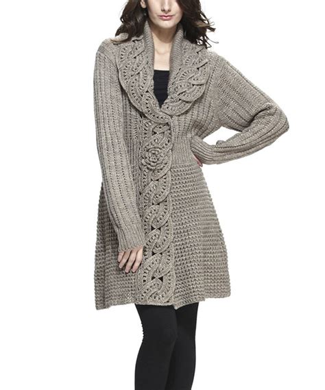 Another Great Find On Zulily Simply Couture Beige Crochet Wool Blend