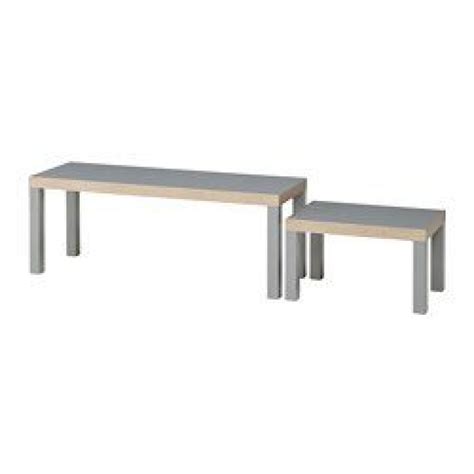 Lack Nesting Tables Set Of 2 Gray Ikeapedia