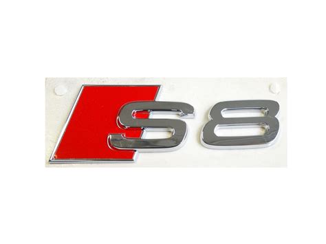 Original Audi S8 Schriftzug Emblem Logo Selbstklebend