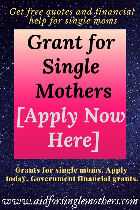 Grant For Single Mothers Apply Now Here Single Mom Assistance