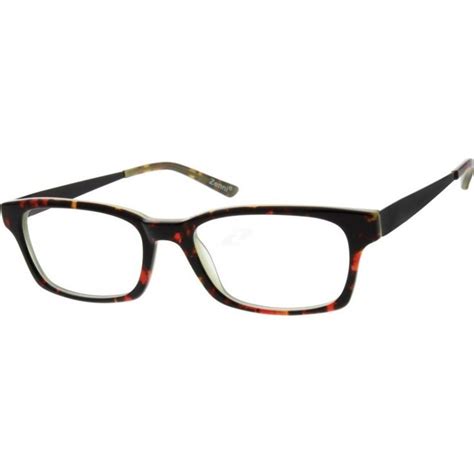 tortoiseshell rectangle glasses 729825 zenni optical eyeglasses zenni zenni optical zenni